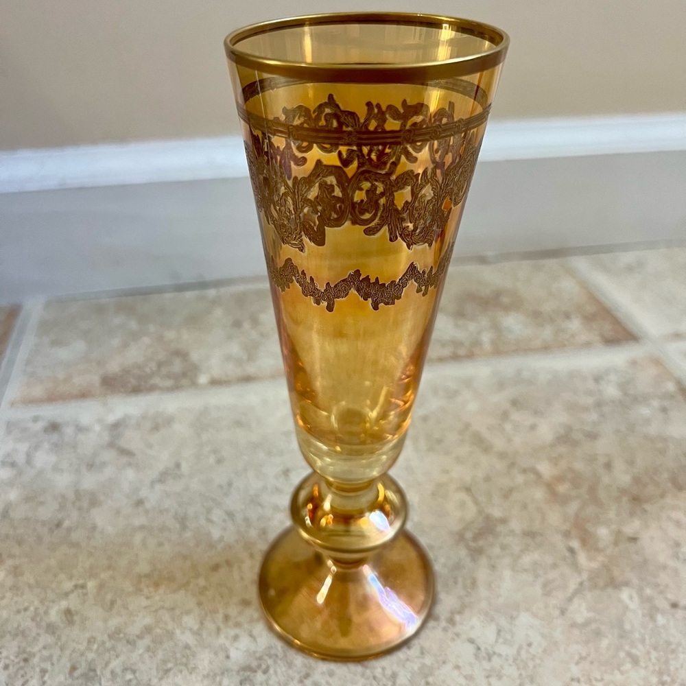 Vintage Griffe Italian Champagne Glass
